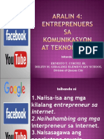 Entrepreneurs Sa Komunikasyon at Teknolohiya