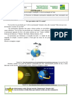 6o CIE Atividade 4 Movimentos de Rotacao e Translacao e o Eixo de Inclinacao Da Terra