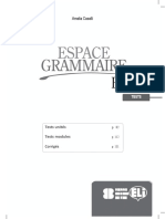 Test Espace Grammaire B1 - Modificabili