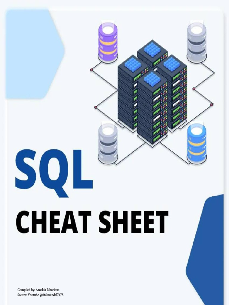 SQL CheatSheet | PDF