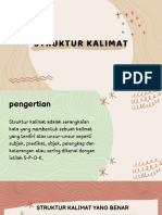 Struktur Kalimat dalam Bahasa Indonesia