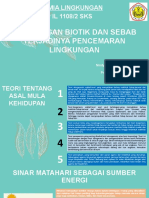 Lingkungan Biotik Dan Penyebab Terjadinya Pencemaran Lingkungan