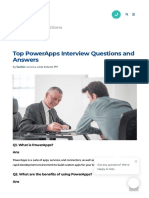 Top PowerApps Interview Questions and Answers