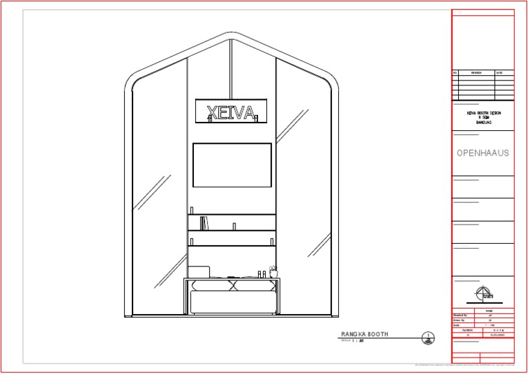 Gambar Kerja Tampak Depan | PDF