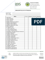 Labradorite Block B Attendance Sheet