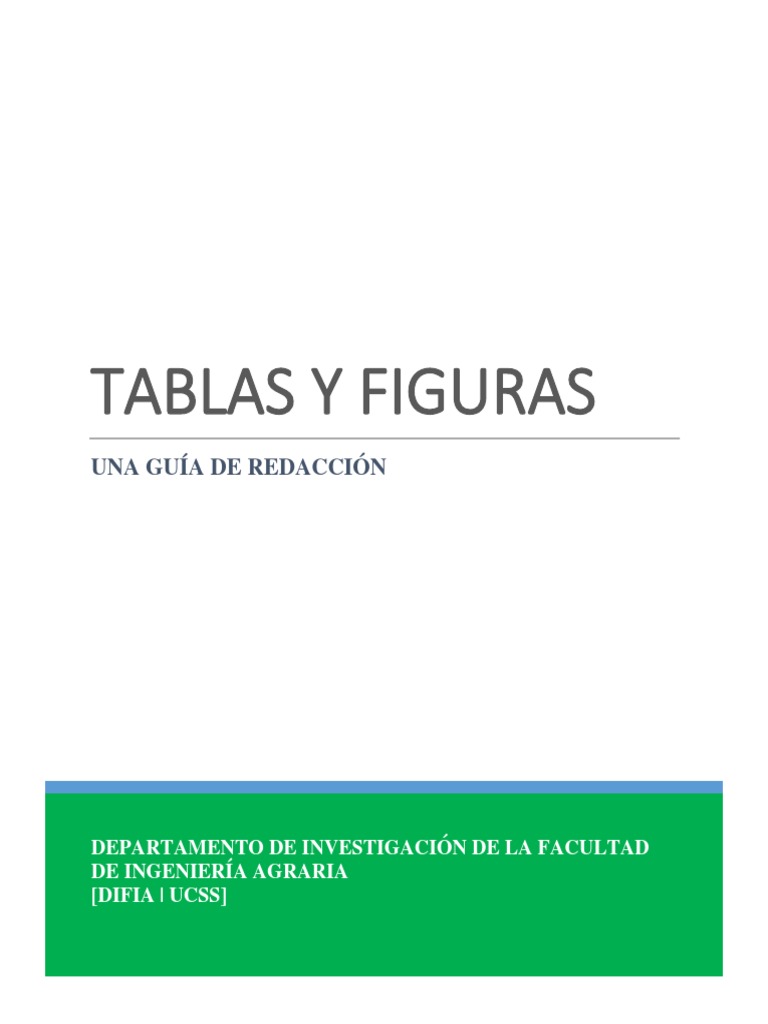 Tablas y Figuras Apa PDF Estilo apa Red mundial