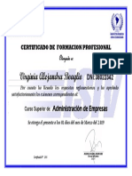 Certificado de Administracion de Empresas