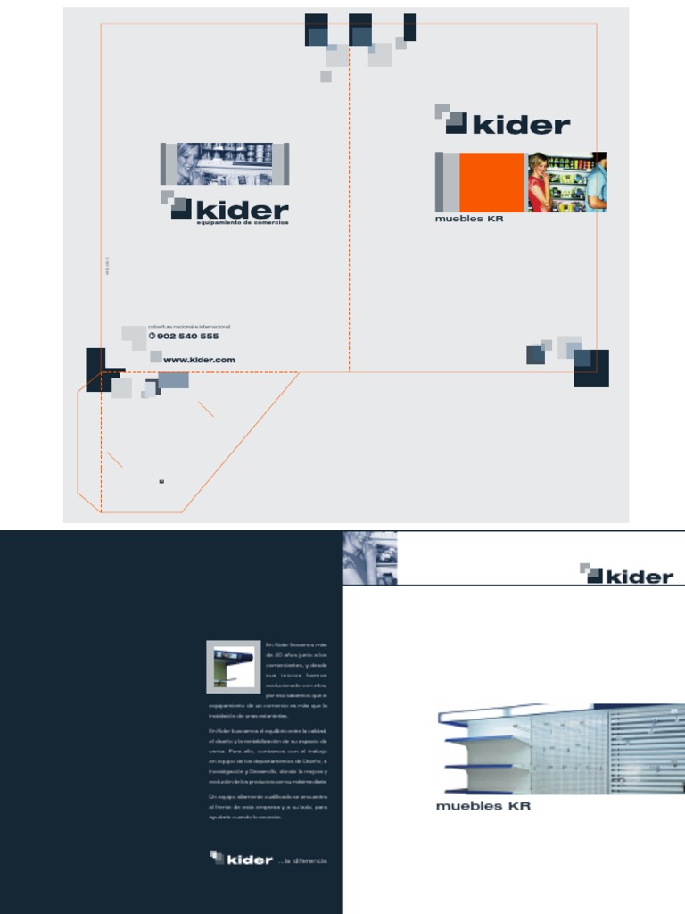 Mobiliario KR para comercios Kider | PDF | Mueble
