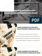 Online Learning Solutions With Device (Internet+Mobile) Not Ready