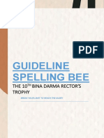 Guideline Spelling Bee BDRT 2022