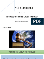 Seminar 1 Introduction To Contract Law