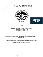 Siti Balgiah Qhoirotin 200301501061 PJKR D 2020 Profesi Pendidikan Tugas Resume