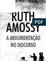 A Argumentação No Discurso - Ruth Amossy