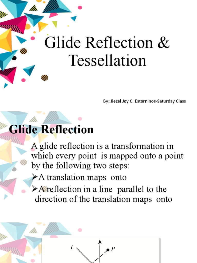 Glide Reflection and Tessellation Basics | PDF | Home & Garden