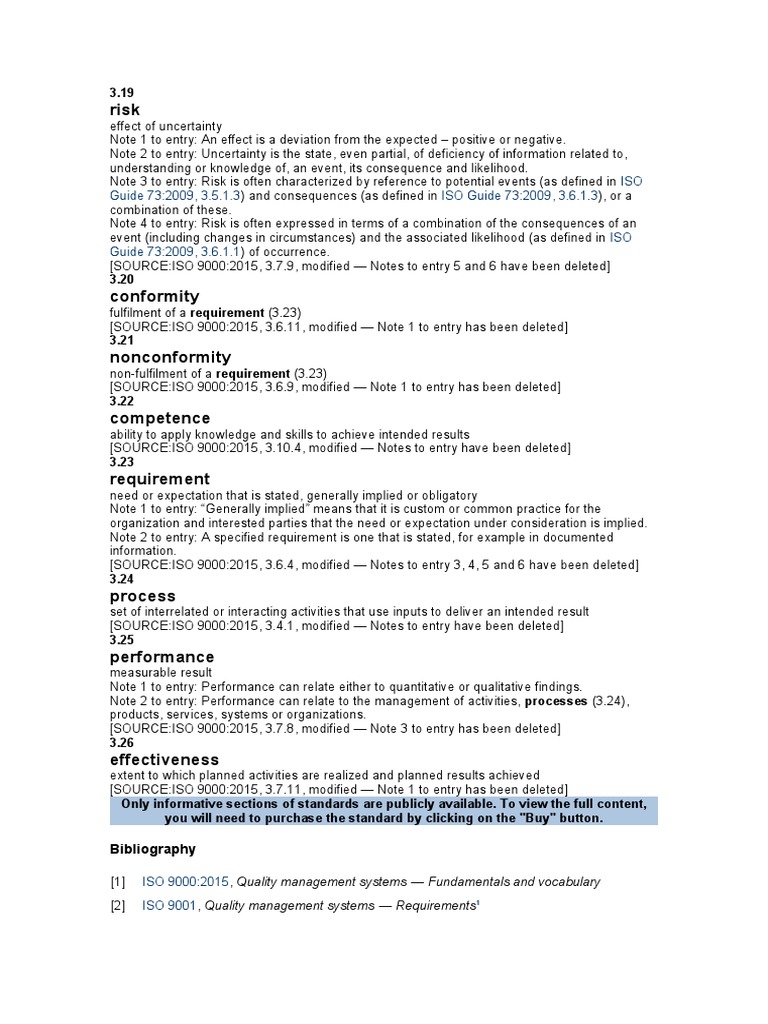 ISO Guide 73:2009 Risk Management Terms | PDF | Risk | Quality Management