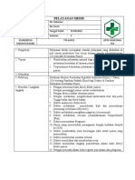 Sop Pelayanan Medis