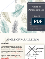 Angle Parallelism Omega Triangle