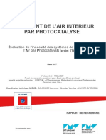 Traitement Air Interieur Evaluation Innocuite Systemes Par Photocatalyse 201703 Rapport