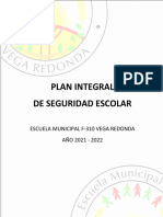 Listo Plan Integral de Seguridad Escolar 2021 - 2022