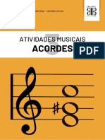 Atividades Musicais Triades Formacao de Acordes