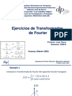 Clase 9 Ejercicios Transformada de Fourier