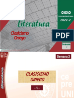 PPT SEMANA 2 - Clasicismo Griego