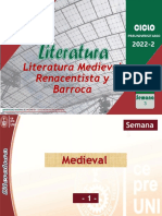 SEMANA 3 - Literatura Medieval Renacentista y Barroco
