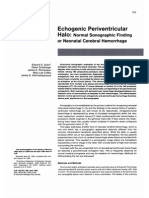 Echogenic Periventricular Halo:: Normal Sonographic Finding or Neonatal Cerebral Hemorrhage