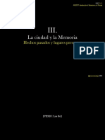 La Ciudad y La Memoria - Hechos Pasados y Lugares Presentes