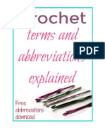 Crochet Abbreviations
