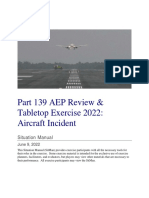 2022 Hartsfield-Jackson Atlanta International Airport Part 139 AEP Review and Tabletop Situation Manual