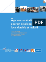 Agir en Cooperation Pour Un Developpement Local Durable Et Inclusif