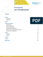 PDF (SG) - EAP 11 - 12 - Unit 4 - Lesson 1 - What Is - Paraphrasing