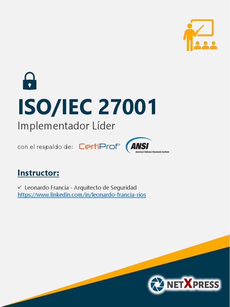 Curso ISO/IEC 27001: Implementador Líder | PDF | Informática
