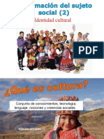 La Formación Del Sujeto Social (2) - Identidad Cultural