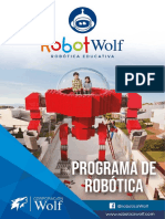 Curso de robótica educativa para docentes con Robot Wolf