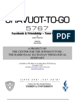 Shavuot-To-Go 5767 - Teen Program