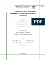 Bpa4b Affects of Covid 19 Pandemic On The Academic Performance of College Students in University of Caloocan City Final Revision