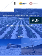 Escenarios Climáticos Al 2050 en El Perú Cambios en El Clima Promedio 2021