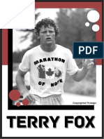 Terry Fox INFOgraphic Poster