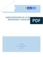 Caracterización de La Deuda Por Sentencias y Conciliaciones