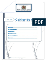 Cahier de Textes Français Langue Étrangère