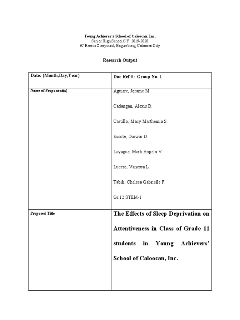 Research Pdf Sleep Sleep Deprivation