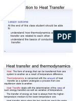 Heat Transfer Intoduction - Lecture 5