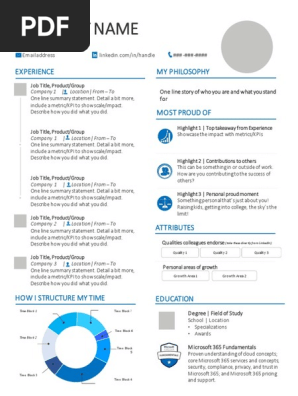 Blank Resume Template