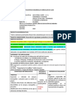 Plan de Clase 5to Seccundaria