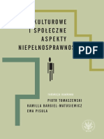 Kulturowe I Spoleczne Aspekty Niepelnosprawnosci Piotr Tomaszewski Kamilla Bargiel Matusiewicz Ew Ebookpoint - PL