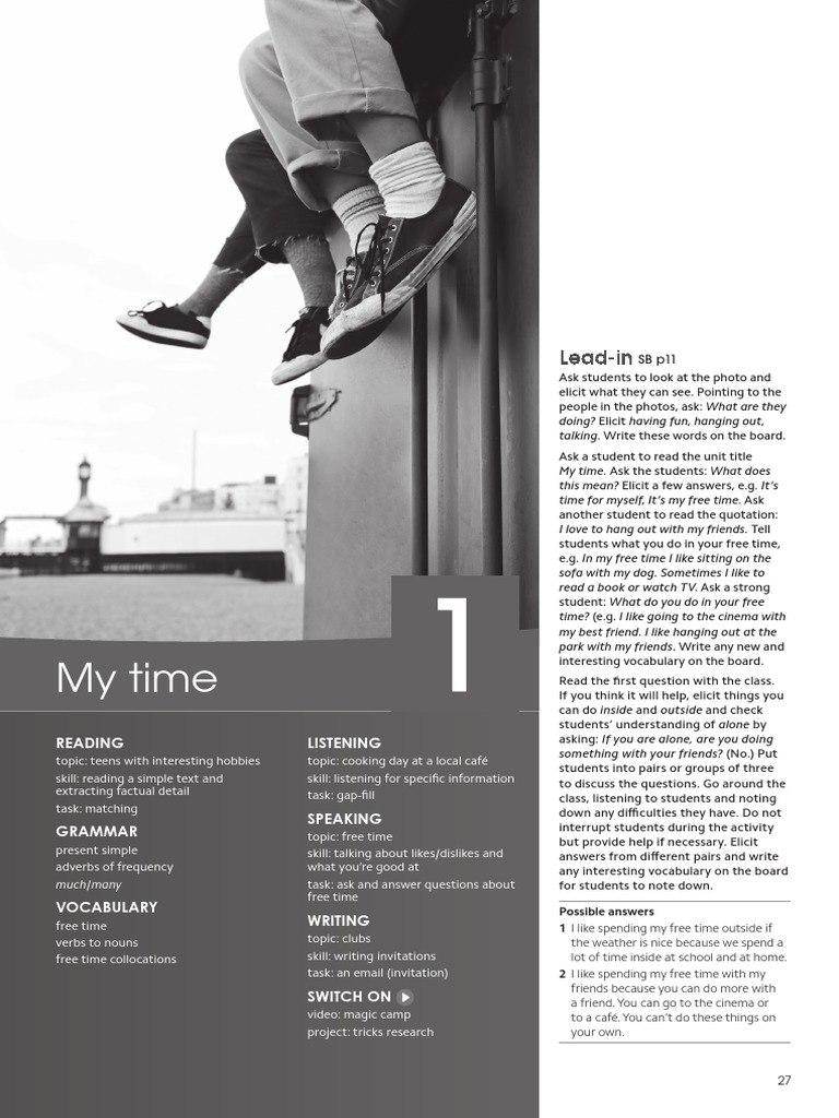 Gold Exp 2e A2 Tb U1 Pdf Adverb Question