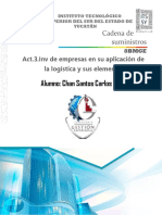 Act.3.Inv de Empresas en Su Aplicación de La Logística y Sus Elementos - Chan.Carlos