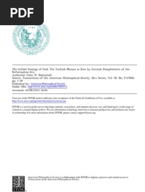 Bohnstedt The Infidel Scourge Of God Pdf Ottoman Empire Hungary